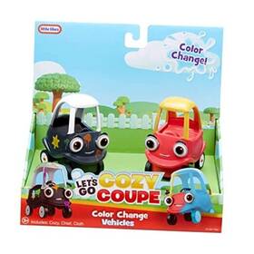 Mga Entertainment 661273euc Let S Go Cozy Coupe 2pk Mini Color Change Vehicles For Tabletop Or Floor Push