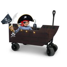 Miniinflat Miniinflat-bnjf-0983 Halloween Pirate Ship Wagon Cover Lighted Led Costume Cover