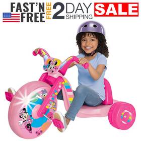 Minnie 426908266820 Bicicleta Triciclo Con Luz Led Mouse Carrito Para Ni As De 3 4 5 6 7 A Os
