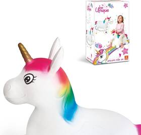Mondo 001011091324 Toys - Unicorn Ride-on Inflatable For Kids Riding Uni