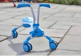 Mookie 053941200374 Scamblebug 4-wheel Foldable Foot To Floor Balance Bike For Toddlers Bn