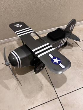 Morgan Cycle 104586 Toy Airplane Ride-on Scoot Foot To Floor Play Plane Toddlers / Kids