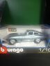 N-a Burago Silver Grey Type Jaguar Coupe Car Scale 5099839352614