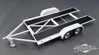 N-a Gmp Tandem Car Trailer With Tyre Rack Grey 0812982021771