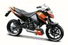 N-a Maisto Ktm Duke Racing Motorcycle Black Orange 0764072082585