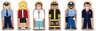 N-a Melissa Doug And Whittle World People At Work 0000772040723