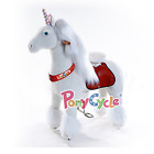 N4042 Ponycycle Smart Gear Pony Cycle White Unicorn Ride On Toy