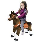 N4152 Aclny Pony Cycle Riding Chocolate Brown With White Hoof Med
