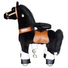 N4184 Ponycycle Horse With White Hoof Black Mane Medium 110101418403