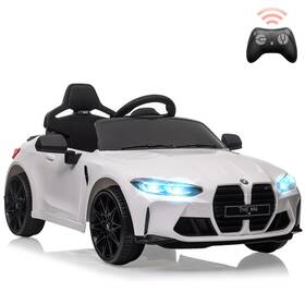 Nasitip Hjs-nasitip-bmwm4-white 12v Ride On Car For Kids Licensed Bmw M4 Battery Powered Vehicle