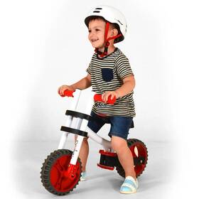 National Sporting Goods Jg-157 Ybike Evolve Unisex Kids Tricycle And Balance Bike Ride On For 2-5 Years White/red