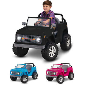 New Classic Ford Bronco 6-volt Ride-on Toy By Kid Trax Ages 3 To 5 Black Free