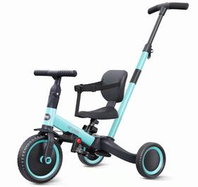 Tr007 Newyoo 717666340509 Toddler Tricycle 1-3 Years Push Handle Safety Belt Blue