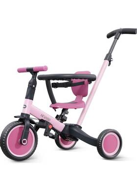Newyoo 732072300343 Tricycle For Toddlers 1-3 Toddler Bike 5 In 1 Trike With Push Handle