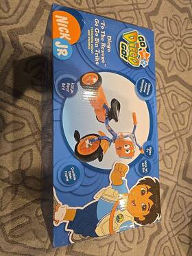 Nick Jr 028914293677 Rare Brand New Go Diego Trike Tricycle With Bin