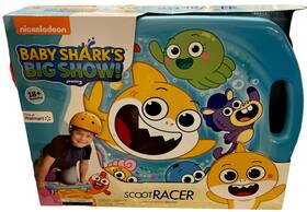 Nickelodeon 21721 Baby Sharks Big Show Scoot Racer Caster Board Outdoor Indoor Gomo New