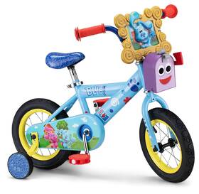 Nickelodeon S0208 Blues Clues Kids Bike 7 Inch Frame Blue 12 Wheels Age 2 To 4 Learning Ride