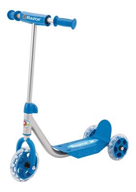 13014943 Nobrand Razor Jr 3-wheel Lilft Kick Scooter - For Kids Ages 3 Blue 13014943 Nobrand Razor Jr 3-wheel Lilft Kick Scooter - For Kids Ages 3 Blue