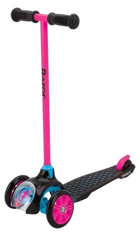 20059666 Nobrand Three Wheel Kick Scooter - Pink For Ages 3 Up To 48 Lbs Unisex