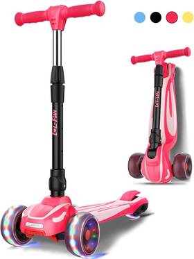 Nobrand L00025 Toddler Scooter For Kids 3-12 3-wheel Led Foldable Adjustable Height