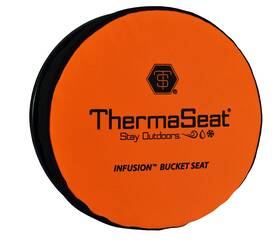 Northeast Products 033703005133 Therm-a-seat 513 Spinning Bucket Seat Fits 5 Or 6 Gal Pail. Black And Org 3 Inch