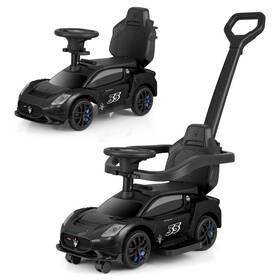 Olakids 10324 3 In 1 Ride On Push Car Licensed Maserati Baby Sliding With Removable Parent