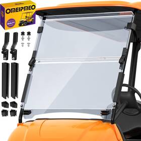 Omeipmeo 711474150512 Upgrade Golf Cart Windshield For Yamaha G29/drive 2007-2016 Gas/electric Mode