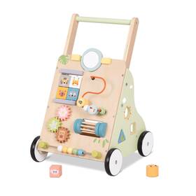 Oook Bcok014 Wooden Baby Walker With Wheels Montessori Push S... Fast Ship