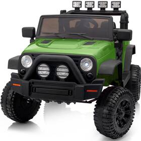 Outfunny J303c Kids Ride On Car Toy 12v Electric For With Remote Control Led Ligh
