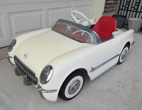 Pedal Car Factory E53pcf0375 Rare 1953 Chevrolet Corvette 50th Anniversary