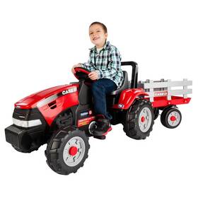 Peg 14485392 Case Ih Tractor And Trailer - Red