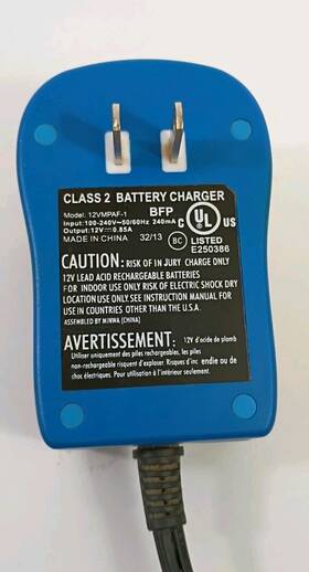 Peg Perego 12vmpaf-1 Genuine Peg-perego 12 Volt Battery Charger Ground Force Tractor John Deere Gator