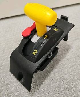 Peg Perego Asgi0193ngr Hlr Gear Shifter Assembly Forward Reverse Lever John Deere Tractor