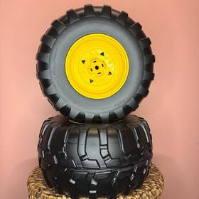 Peg Perego Iakb0534 John Deere Gator Hpx Ride On Replacement Rear Wheels 2 Pack New