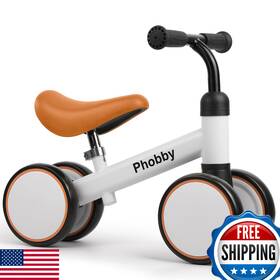 Phobby B0c98ryf82 4-wheel Baby Balance Bike For 1-2 Year Old Boys And Girls Toddler Ride-on