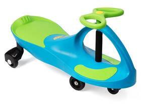 Plasmart 185970000356 Aqua Blue/lime Green Plasma Car Ride On Pc035