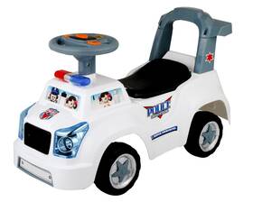 Poco Divo Pd-rht5516w Police Car 3-in-1 Baby Walker Toddler Ride On Buggy Pretend Play Toy Kids Gli