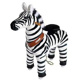 Ponycycle 011010140129 Official Classic U Series Ride On White Horse Unicorn Toy Plush Walkin