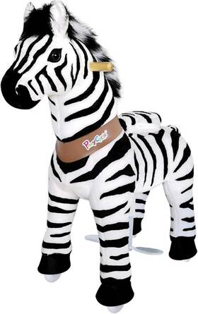 Ponycycle 100405046808 Classic U468 Medium U Series Ride On Zebra