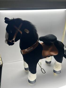 Ponycycle 150304004201 Premium Black Ride-on Horse Age 4-9