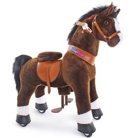 Ponycycle 731889030597 Official Classic U Series Ride Horse Toy Plush Walking Animal Chocolat