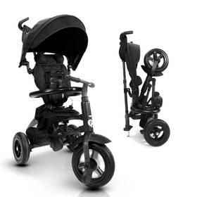 Posh Baby & Kids 694512498891 Qplay Rito Toddler Tricycle With 3-stages - Premium Push Trike Featuring Easy