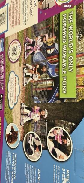 Power Pony 082033783 Powered Rideable Ride-on - Princess New Open Box