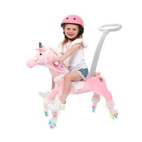 Power Pony 692041166557 Ride On Unicorn Riding Toy For 2 Kids - Ponies Push Pull Ki