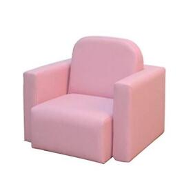 Qaba 2-in-1 Multifunctional Kids Sofa Convertible Table And Chair Set