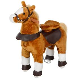Qaba 673986302972 Ride On Horse Walking Toy Kids Riding Pony With Wheels Neighing Sound
