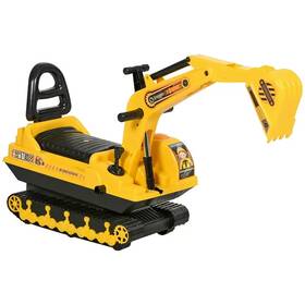 Qaba 990518669786 Kids Ride On Tractor With Storage Excavator Scooter Gift For