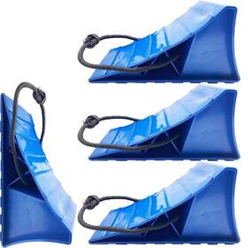 Qisf 707112084712 Leisure Coachworks Wheels Rv Camper Strong Wheel Chocks With Rope Safety
