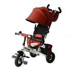 Qos0475218553759mx Outdoor Lightweight Adjustable Convertible Tricycle Stroller Red