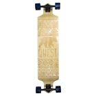 Qt-lec41c Quest California Native Laser Etched Drop Down Longboard 818056014236